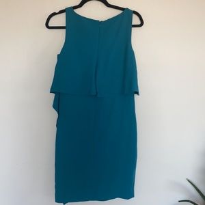 Trina-Turk-Womens-Flounced-Popover dress. Size 0